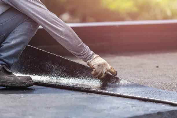 Professional Emergency Waterproofing technician working in Jonesville, MI